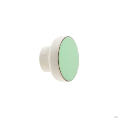 Puxador para móveis Simples Branco 40 Madeira Esmaltado Menta