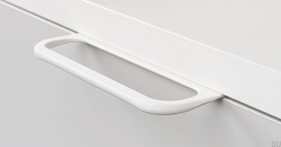 Puxador para móveis de aro Metal Branco Tapete