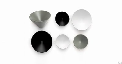 Botão para móveis Cônico 43 Metal Cinza Verde