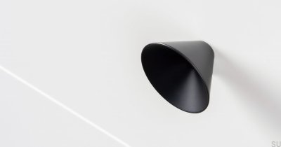 Puxador para móveis Conic 43 Metal Black Mat