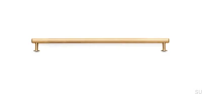 Puxador de móveis oblongo Rille 480 Gold Brushed