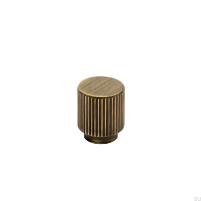 Botão de móveis Helix Stripe 30 Bronze antigo