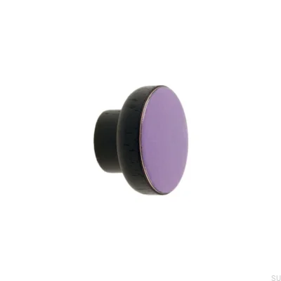 Puxador para móveis Simples Preto 40 Madeira Esmaltado Violeta