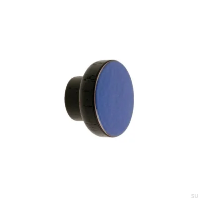 Puxador para móveis Simples Preto 40 Madeira Esmalte Azul Quente