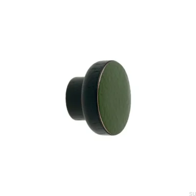 Puxador de móveis Simples Preto 40 Madeira Esmaltado Verde Escuro