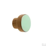 Galki do mebli SIMPLE emaliowane 3 cm -   miętowy.webp