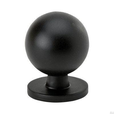Maçaneta para móveis Solliden metal preto fosco