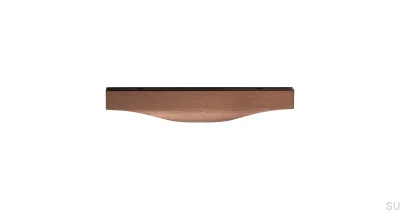 Noma 0254 128 Puxador para móveis com borda de bronze antigo