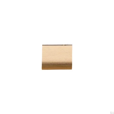 Puxador para móveis Ona 32 Edge anodizado dourado escovado