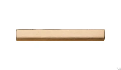 Puxador para móveis Ona 1056 Edge anodizado dourado escovado