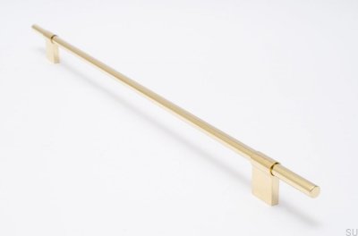 Puxador para móveis Linha 342 Ouro Latão Polido Sem Pintura