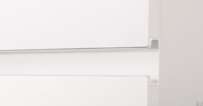 Puxador para móveis Edge Jey2 697 Alumínio Branco Mate