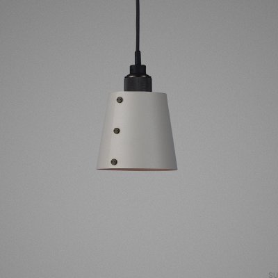 Luminária de teto 1.0 Hooked S 2 m Cinza Aço com Bronze Queimado