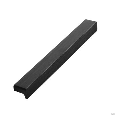 Puxador para móveis oblongo Elan 160 Preto escovado