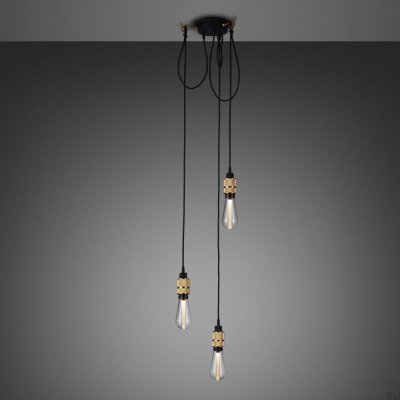 Lustre sem cúpulas 3.0 Gancho 2 m Latão
