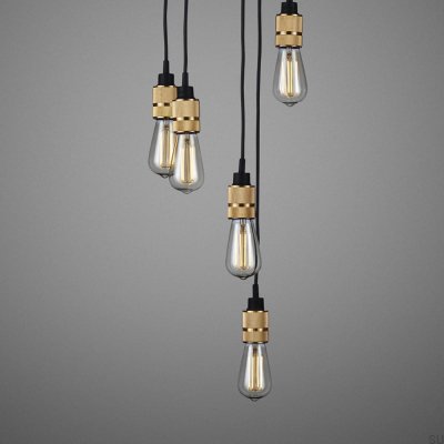 Lustre sem cúpulas 6.0 Gancho 2 m Latão