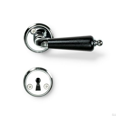 Puxador de porta Balder cromado polido, padrão escandinavo