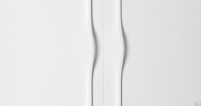 Puxador longitudinal Brave 480 Alumínio Branco