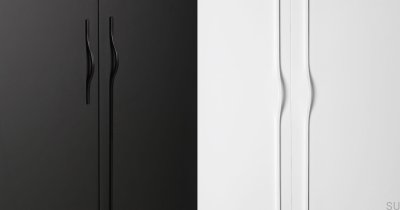 Puxador longitudinal Brave 480 Alumínio Branco