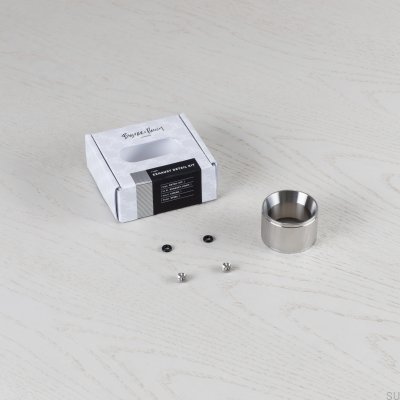 Kit de luminária decorativa Exhaust Detail Linear Steel Silver