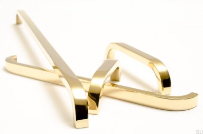 Puxador para móveis Slim 432 Gold Latão Polido Sem Pintura