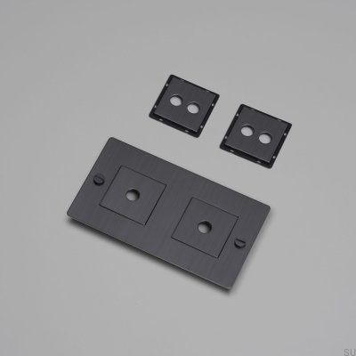 Moldura com enchimento, placa horizontal, aço 2G, latão, bronze queimado, padrão europeu.