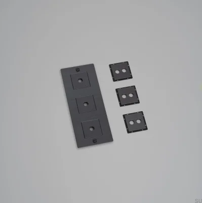 Moldura com enchimento, placa vertical, aço 3G, latão, bronze queimado, padrão europeu.