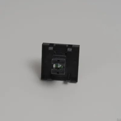 Módulo de Conector Telefônico RJ11 Cat 3 de 45mm Preto Padrão Europeu