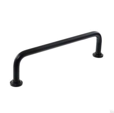 Puxador de móveis alongado 1353 192 Metal Black