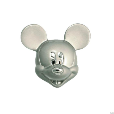 Puxador para móveis Mickey Mouse Head Níquel escovado