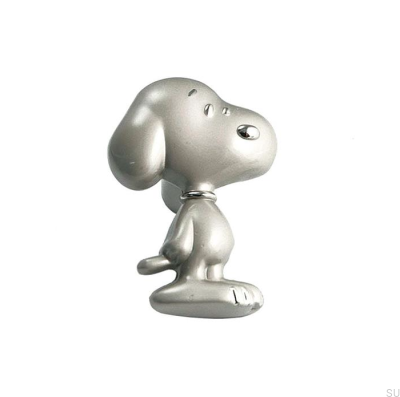 Botão para móveis Snoopy 22x33 Níquel escovado