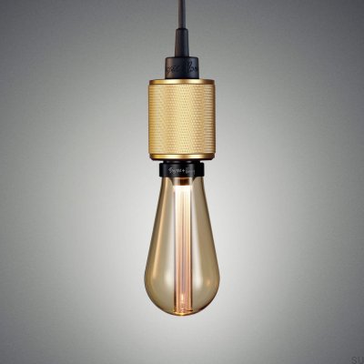 Luminária pendente em forma de cruz de latão com metal pesado