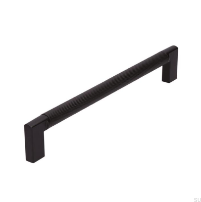 Puxador para móveis oblongo 2457 160 Metal Black