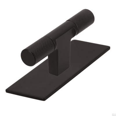 Puxador para móveis com arruela T-Bar 2509, Metal Black