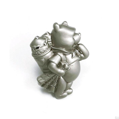 Puxador para móveis Winnie the Pooh 50x35 Níquel escovado
