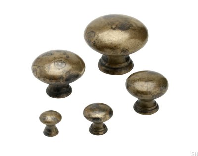 Maçaneta para móveis 411 17 em ouro antigo