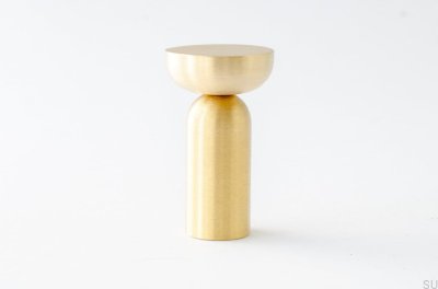 Cabide de parede Kokeshi 3052, latão escovado, sem pintura