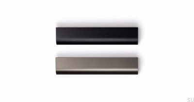 Puxador para móveis Edge She 128 Metallic Silver