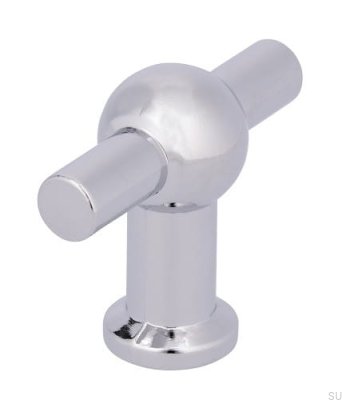 Puxador para móveis T-Bar 2011-50 Cromado polido