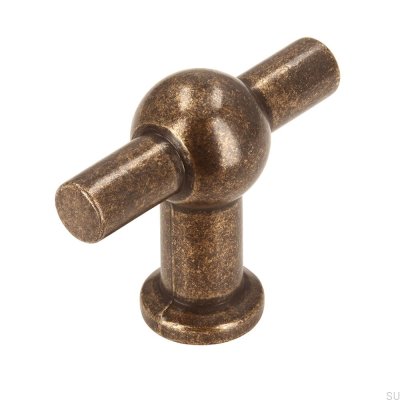  Móveis Botão T-Bar 2011-50 Bronze Antigo