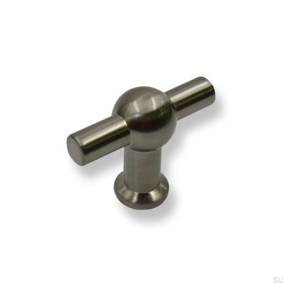 Puxador para móveis T-Bar 2011-60 Silver Brushed