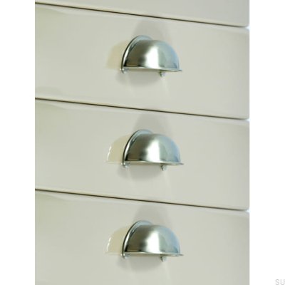 Puxador para móveis Shell 1003 Silver Brushed