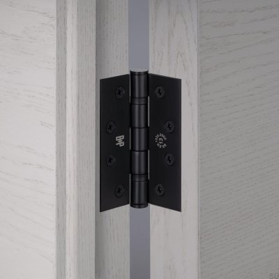 Dobradiça de aço preta para soldador, 76 x 51 x 2 mm (conjunto de 2)