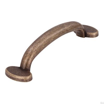 Puxador para móveis alongado 1534 96 Bronze antigo
