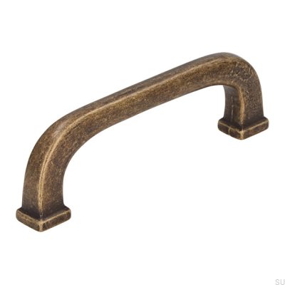 Puxador para móveis alongado 1577 96 Bronze antigo
