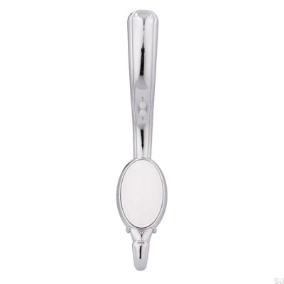 Revestimento de parede 1980 cromado polido com branco