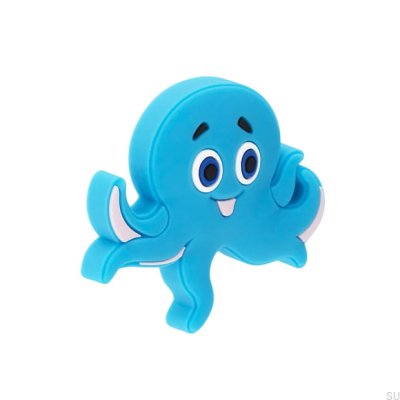 Puxador para móveis H234 Octopus Rubber Blue