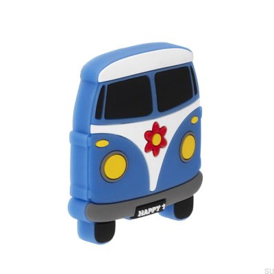 Puxador para móveis H233 Rubber Blue Bus