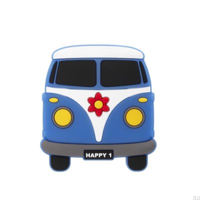 Puxador para móveis H233 Rubber Blue Bus