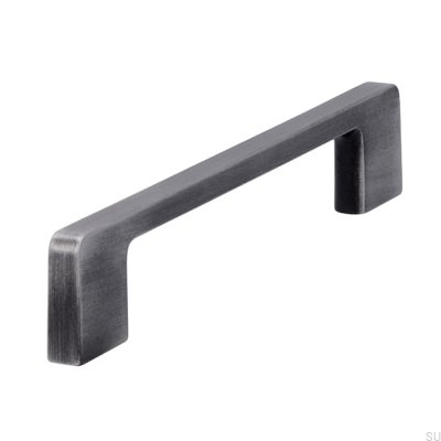 Puxador para móveis alongado 2027 160 Antique Silver Brushed